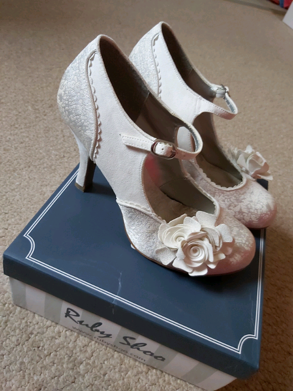 ruby shoo silver shoes